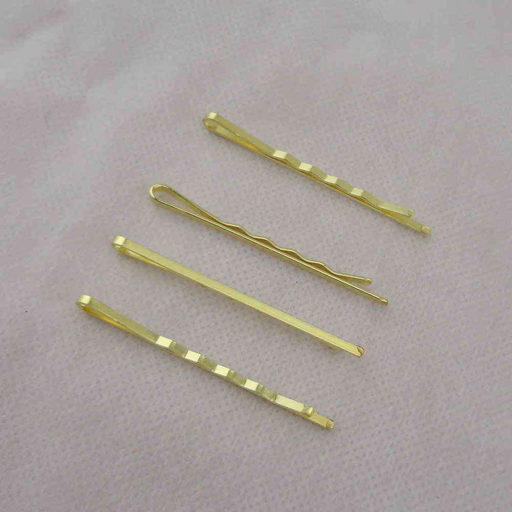 Металлические заколки-невидимки с белыми волнами 50 шт./уп. 5 см простой слайдер для волос «сделай сам» банты аксессуары розовый кофейный черный