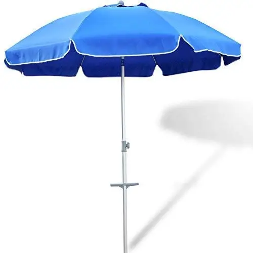 Ideale per la Spiaggia allaperto MOVTOTOP Ombrellone da Spiaggia Portatile Verde/Giallo 200 cm Protezione Solare UV 50+ con Ancoraggio a Sabbia 