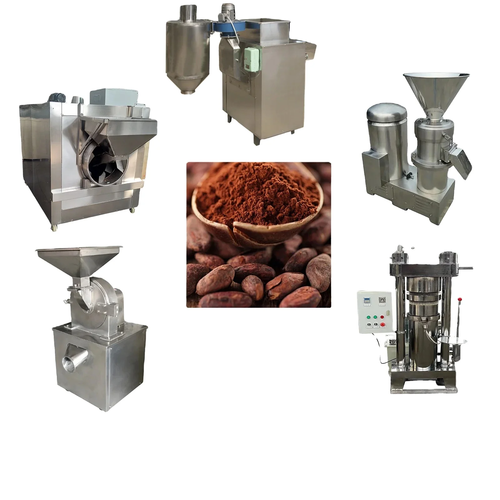 Commercial Peanut Butter Cocoa Butter Maker Colloid Mill Tahini Grinder Cocoa Bean Grinder Mill Machine