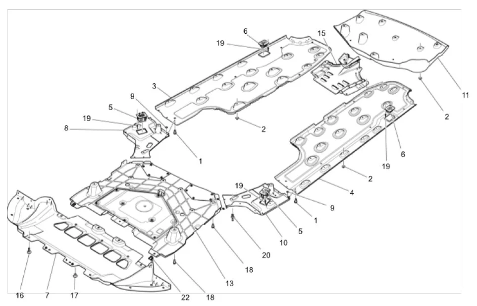 Hot Sell Front Bumper Lower Cover For Maserati Quattroporte 2013 2025 670007296 supplier