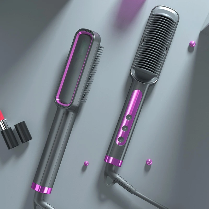 hair straightener brush