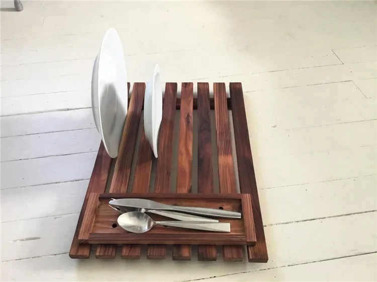 Teak Wood Dish Drainer