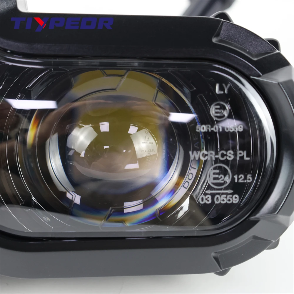 product tiypeor new generation led brighter headlight e mark ip67 waterproof for f800gs f800r f650 700 800gs adv adventure complete-4