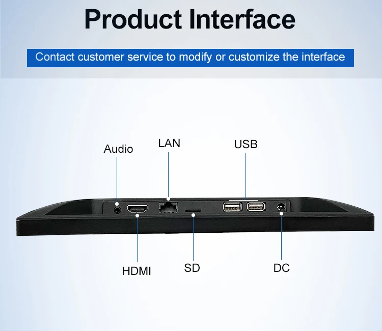 15.6" Industrial Touch Screen Panel PC IPS 1920x1080 Android RK3288 DDR4 RAM 2GB USB HMI All-in-One