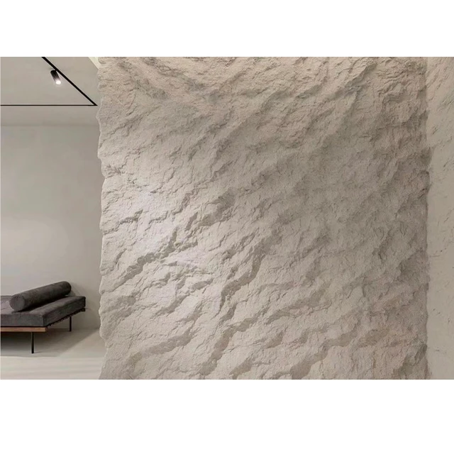 Polyurethane Artificial PU stone rock bard decorslate walling cladded Faux interior and exterior outdoorwall cladding panels