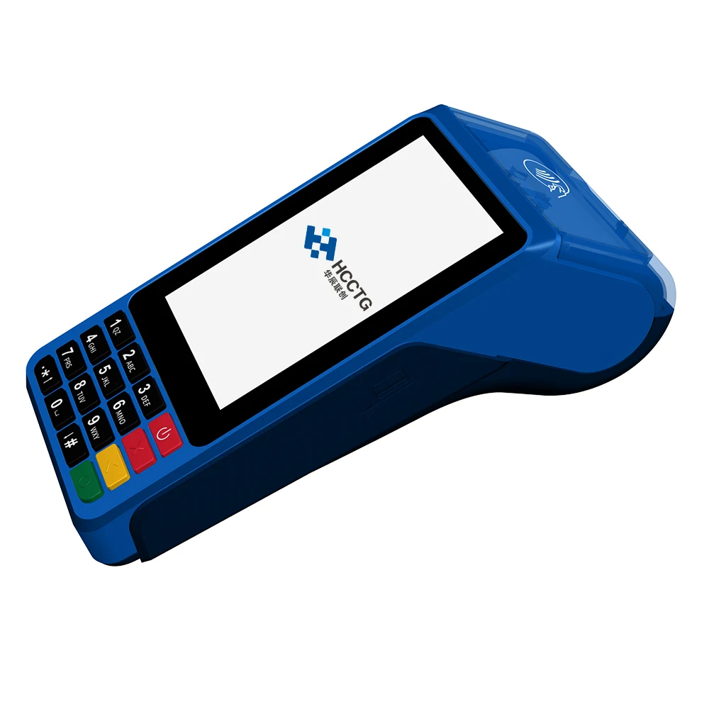 Android 10 4G Recharge Card NFC Bus Ticket Pos Terminal Nfc Payment Device With 2600mAh Li-ion Battery Z60A