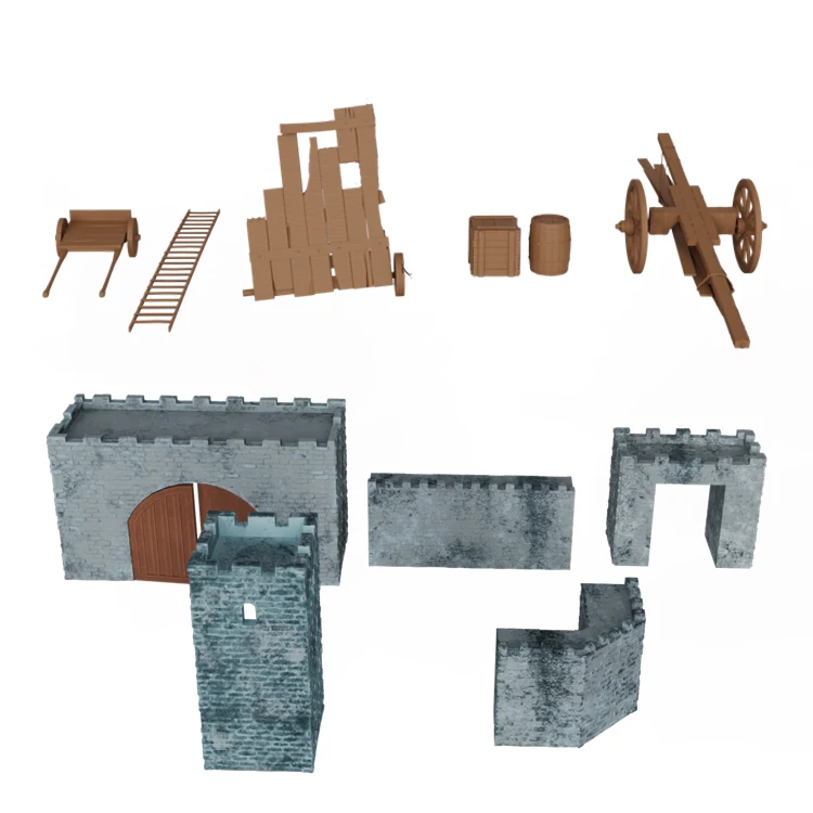 product custom resin 3d architecture model statue building scale models resin architectural masterpiece for home office bookshelf-9