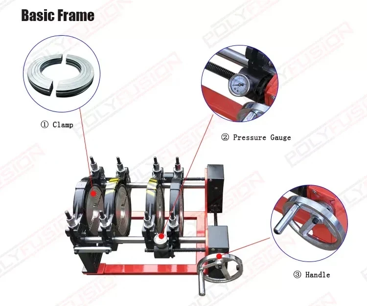 Hot Product Manual Butt fusion Machine Butt fusion Welding Machine Hdpe Pipe Butt fusion Welding Machine