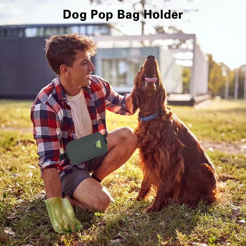 New Design Silicone Pet Food Fanny Pouch Bags Training Bag Pet And Food Training Walking Outdoor factory