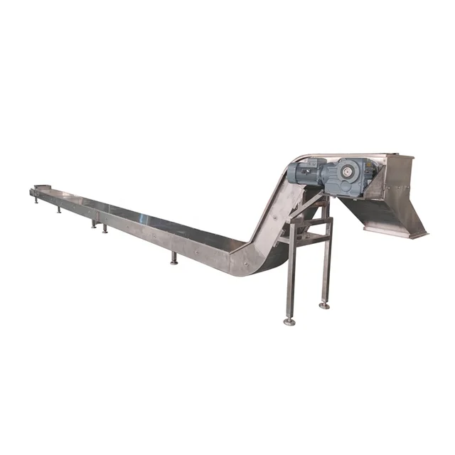 China Professional Factory Industrial Commercial Conveyor High Effectively Stainless Steel Scrape Conveyor 2