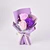 Bouquet di 3 fiori viola