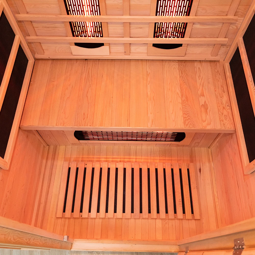 Smartmak Custom Removable Garden Outdoor Home Far Infrared Sauna Room for 2 Person