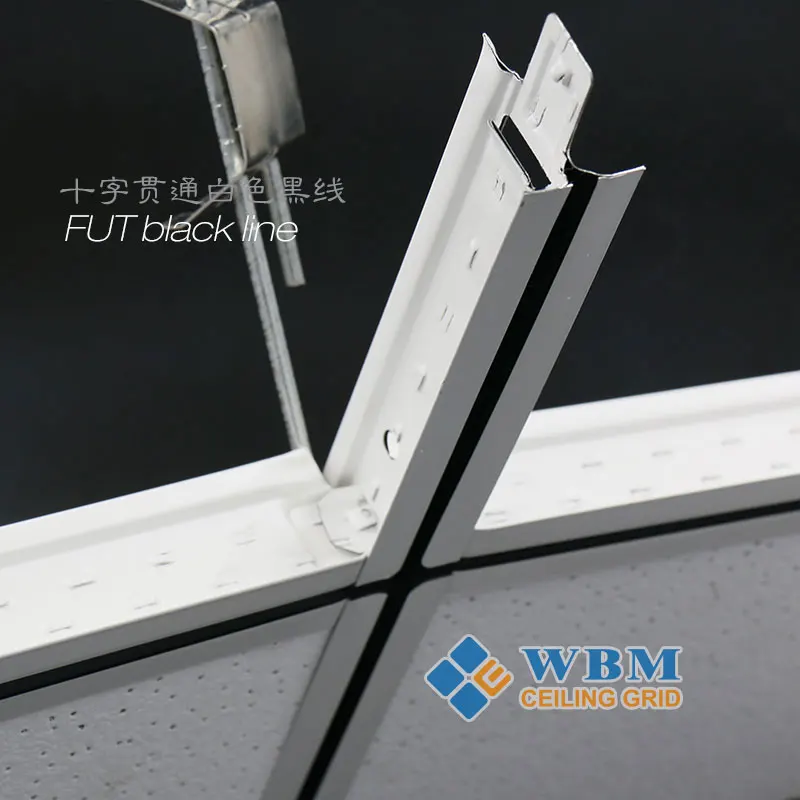 Steel Ceiling Support Profile System Suspended Galvanized Ceiling t Grid Components Ceiling Paint Coating Keels 32/38