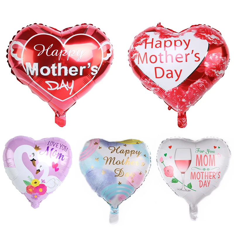 6 Balloons Balloon Love Heart Valentines Wedding Love Mothers Day Birthday