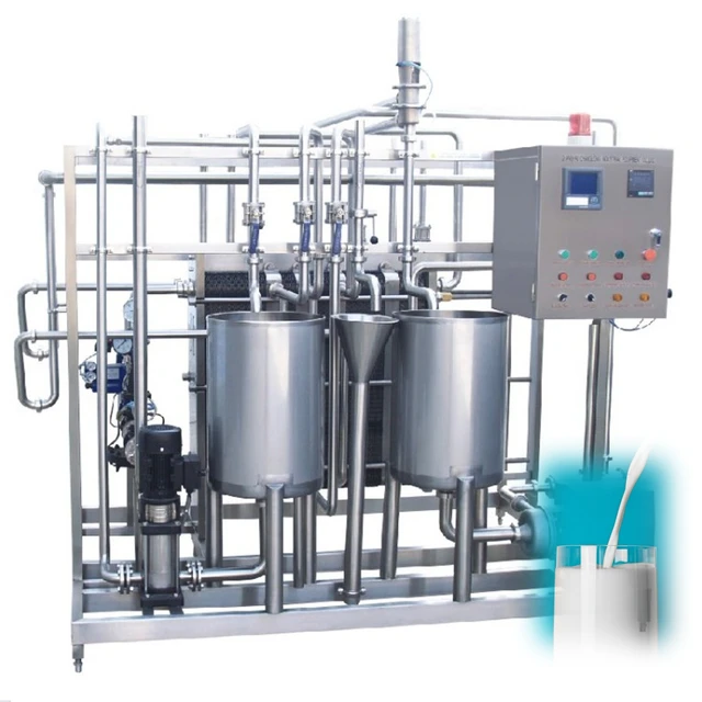 Plate Type Pasteurization Uht SS 304 316 Small Factory Dairy Beverage Juice Drinks Pasteurizer Machine