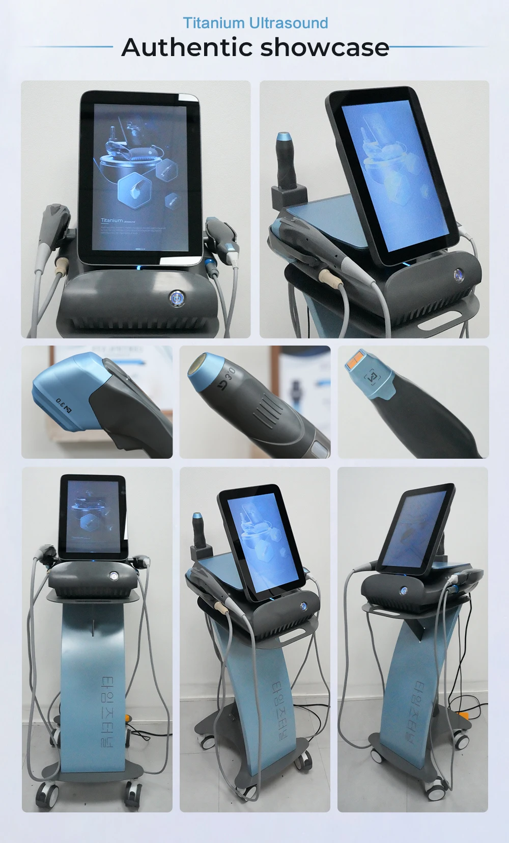 <p data-pm-slice="1 1 []">The 3-in-1 Titanium HIFU, RF & Ultrasound Skin Rejuvenation Machine combines Titanium Ultrasound HIFU, Vmax Multi-Shot HIFU, and Thermage-style RF technology in one professional aesthetic platform. Supplied with 7 Titanium HIFU cartridges, 5 Vmax HIFU cartridges, and 3 RF treatment tips, it supports customizable facial lifting, skin tightening, wrinkle-reduction, and body-firming treatments. With treatment depths ranging from 1.5 mm to 13 mm and dedicated eye, face, and body tips, this versatile system helps beauty salons, aesthetic clinics, and Med Spas expand their non-invasive skin rejuvenation service menu.</p> 3-in-1 Titanium HIFU RF & Ultrasound Skin Rejuvenation Machine