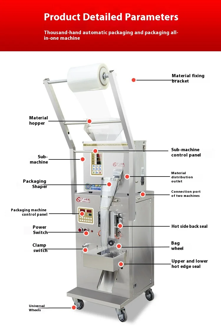 Fully Automatic Multi-Function Packaging Machine for Quantitative ...