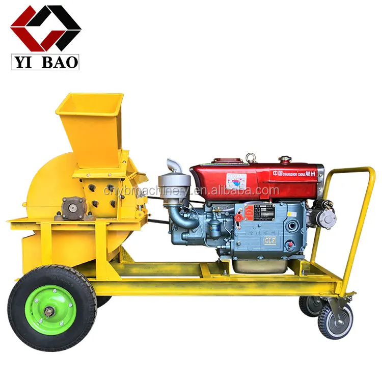 Branch Wood Grinder Crusher Tree Branch Crusher Chipper Garden Tree Leaf Branch Shredder With 5724