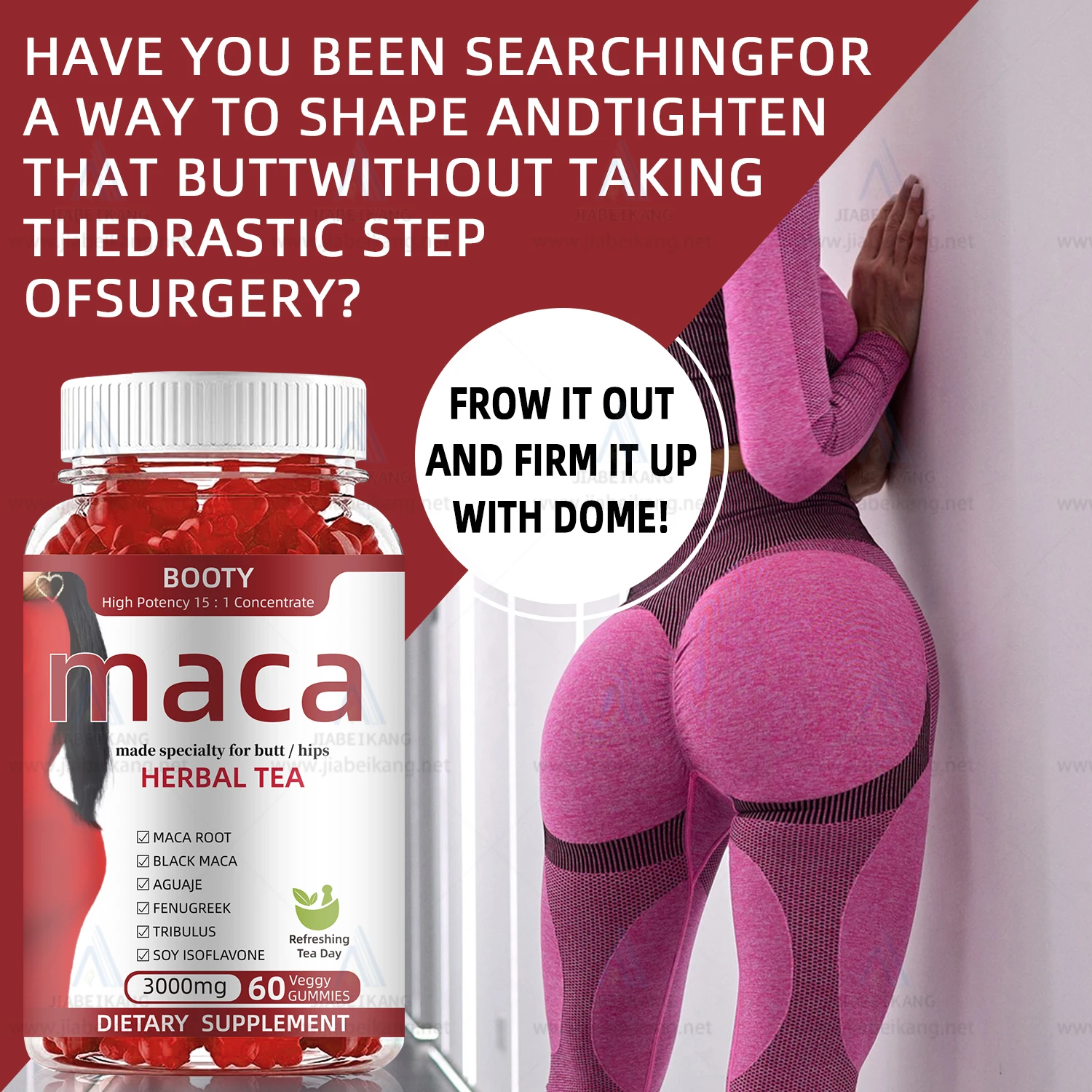 Maca Root Bbl Butt Hips Enlargement Professional Certificate