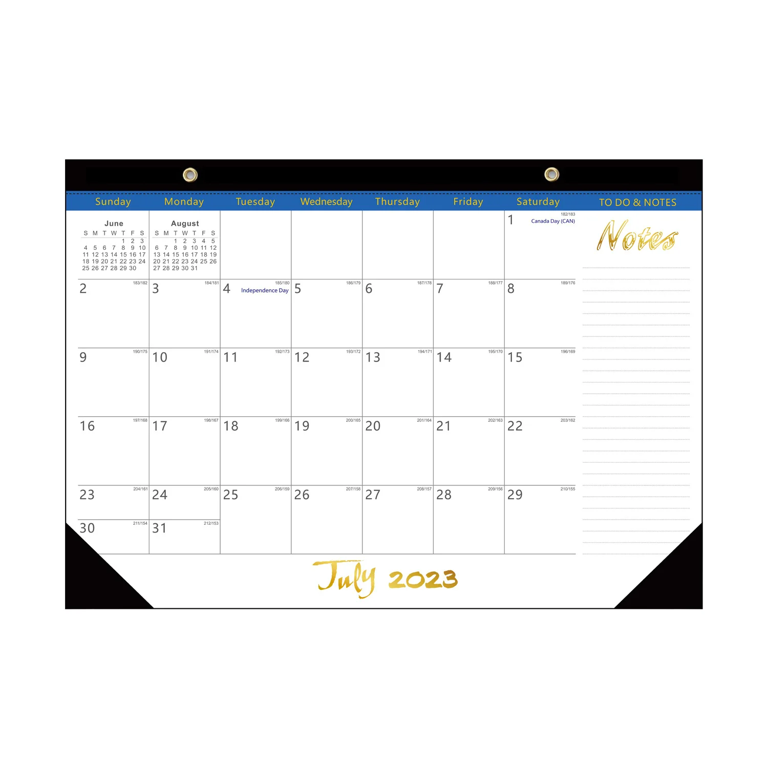 Hot Sale 2024-2025 Wall mounted calendar Desktop calendar 18 months English calendar