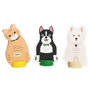 Custom Mini 2026 Desk Calendar Kalender Printing Desktop Stand Kids Paper Calendar