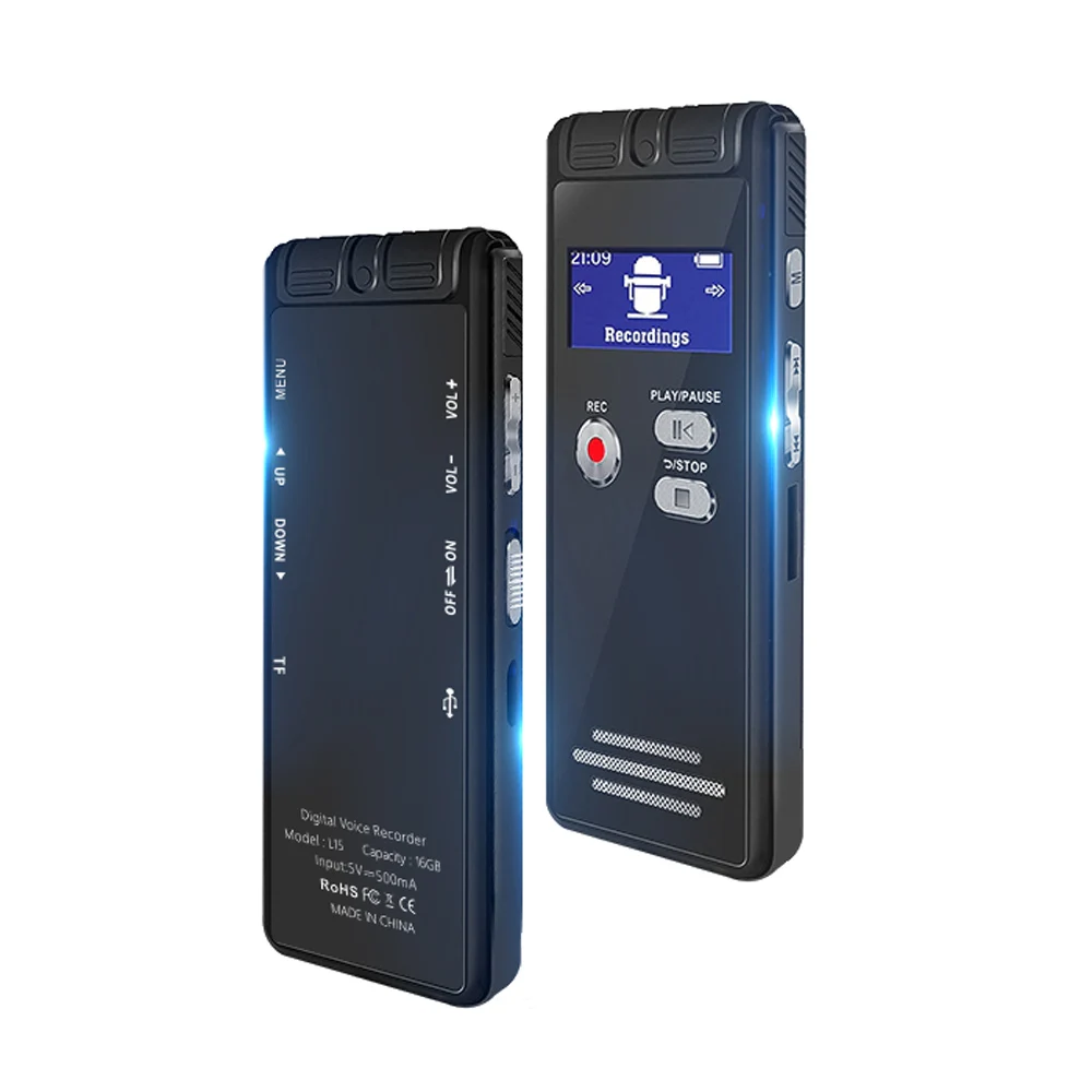 HD Noise Reduction  Audio  Format  MP3 /WAV   Music  Playback   Large Memory  Voice Recorder   Dictaphone