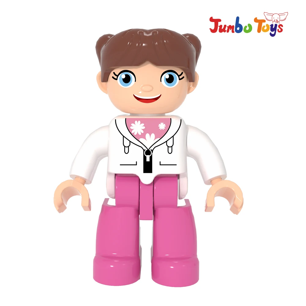 3D Magnetic Figures Magnetic Building Blocks Mini Bricks Plastic Cartoon Dolls Action Toy Figures Kids Toy Set