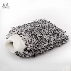 Лидер продаж, супервпитывающая мягкая варежка из микрофибры с защитой от царапин, кораллового флиса для мытья деталей автомобиля, 18*28 см, 85 г