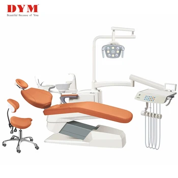 FoShan DYM cheapest 90 degree tilt dental chair Optional to configure dental chair
