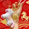 I love you for ten thousand years - pink velvet horse