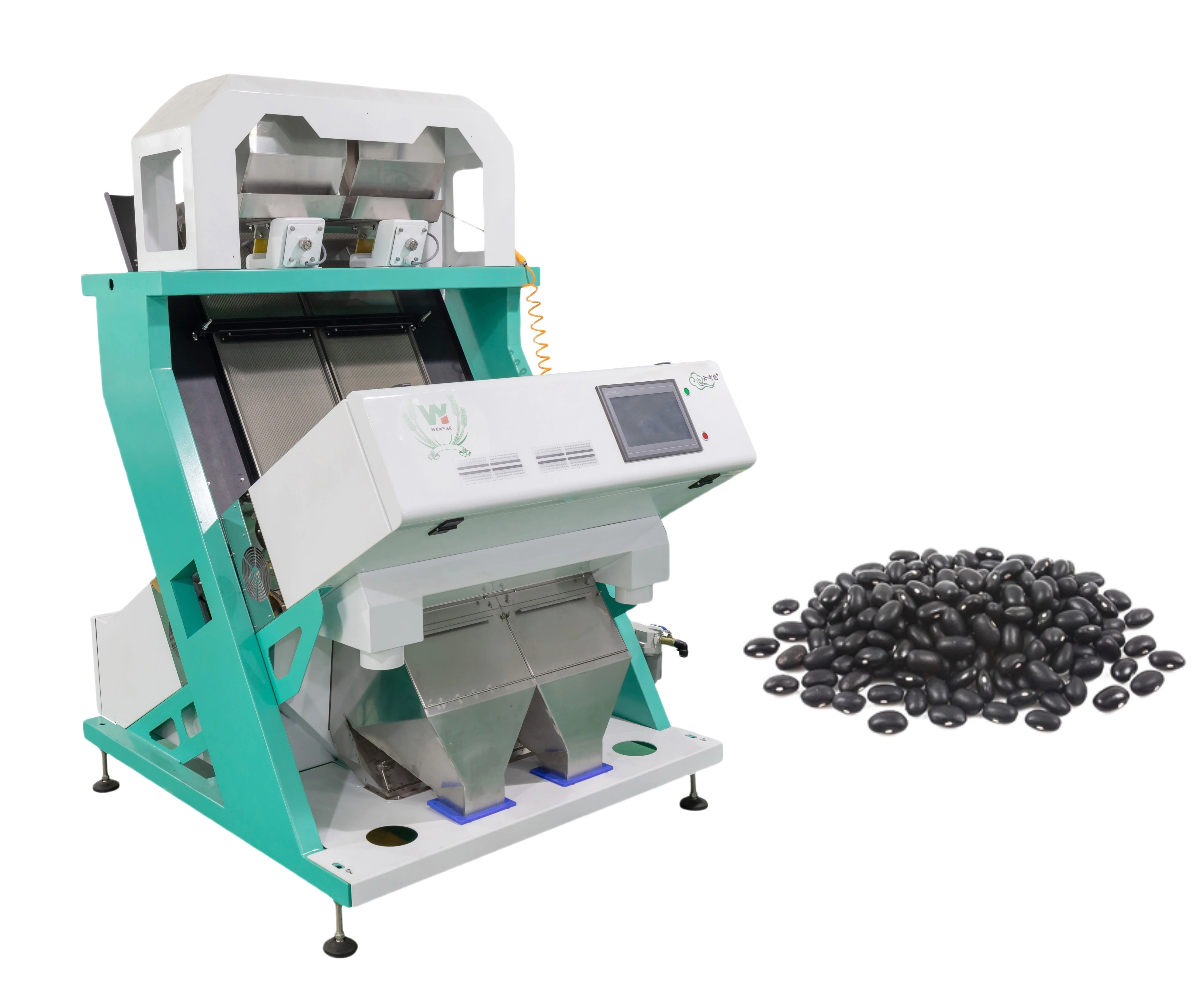 Optical 2 Chutes 4 Vibrators Spices Herbal Color Separator Machine for Black Pepper Colour Sorting With WIFI Remote