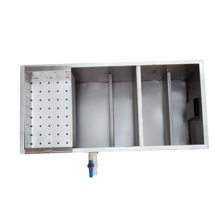 Multilayer Filtration Grease Trap and Oil Separator Stainless Steel Automatic Kitchen Grease Interceptor