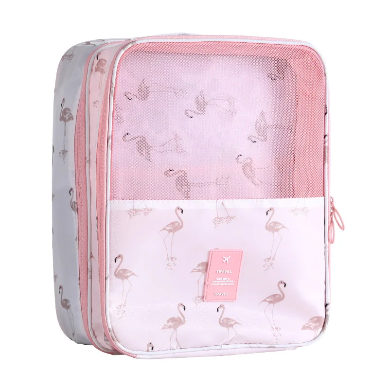 Makeup Toiletry Bag Cosmetic Brush Bag With Zipper Canvas PVC Cosmetic Bag 2021