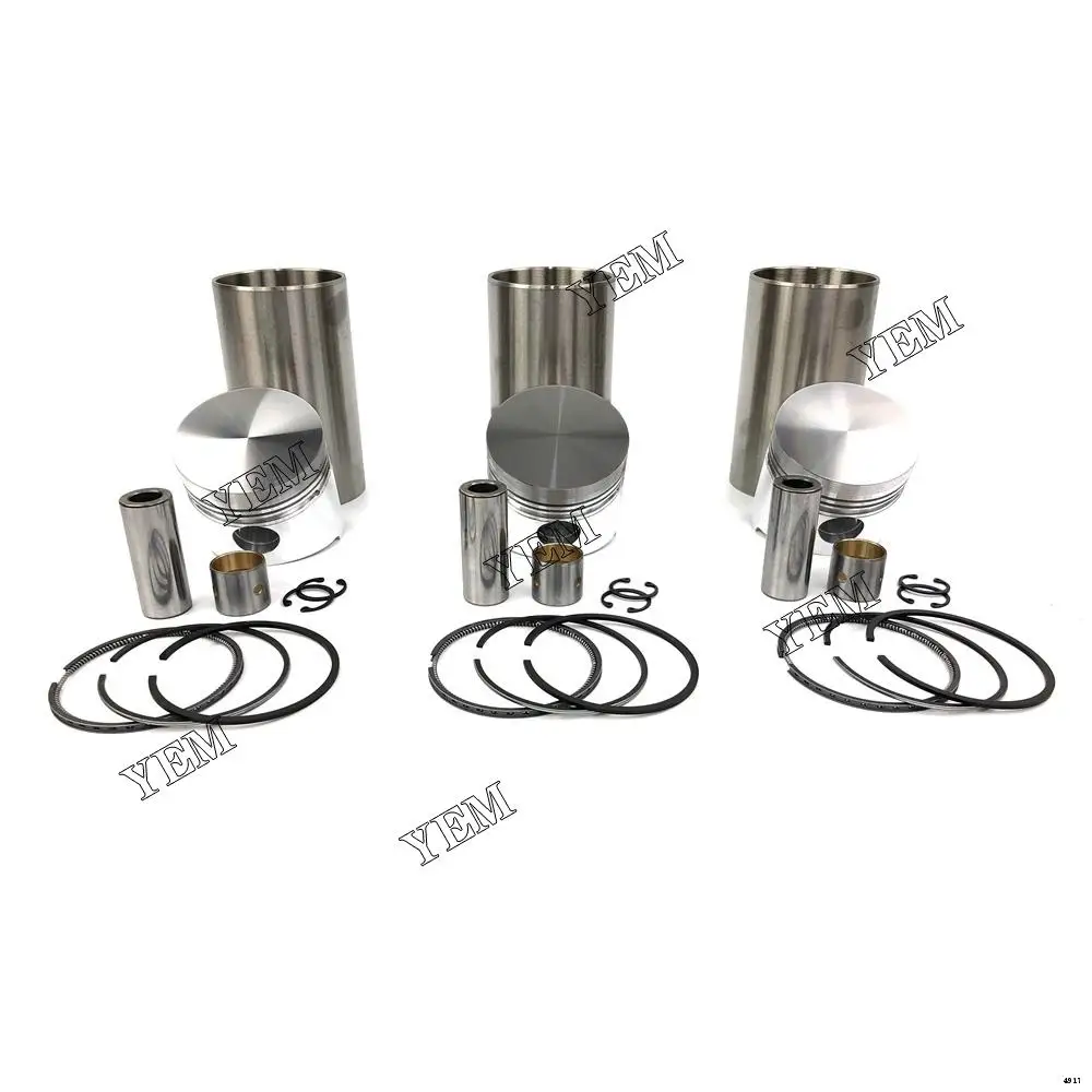 Repair Kit With Cylinder Piston Ring Liner Fit for Yanmar 3D84-1
