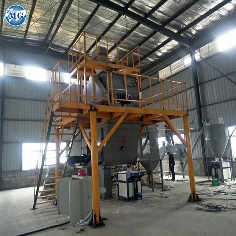 Semi Automatic Dry Mortar Production Line 5 T/H Dry Mortar Mixing Equipment