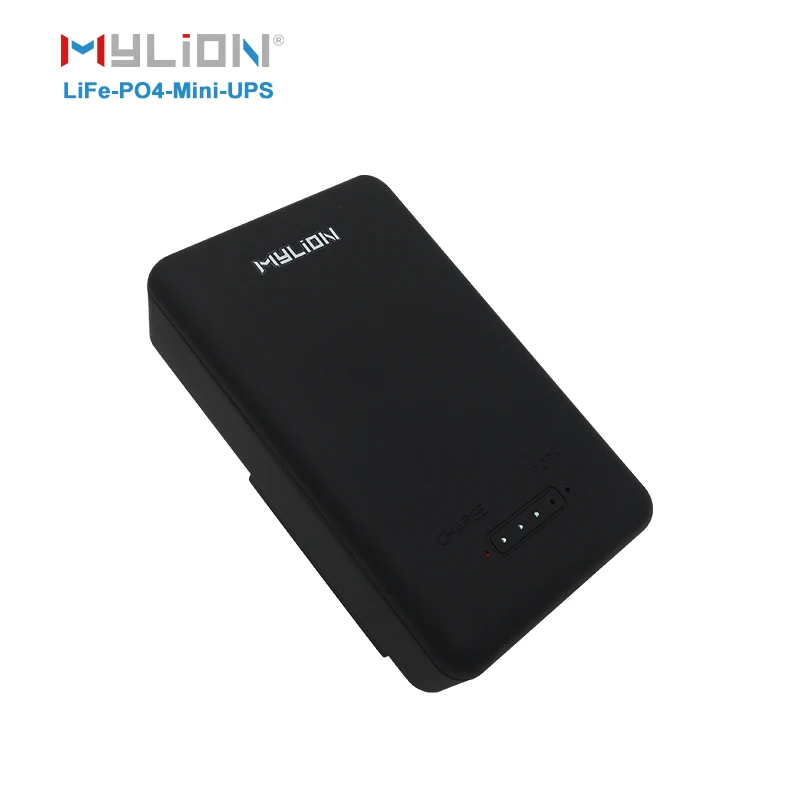 Mylion 12V 2A Mini DC UPS Power Supply 12V Wall Adapter Lifepo4 Battery Backup BBU for Emergency Phone System
