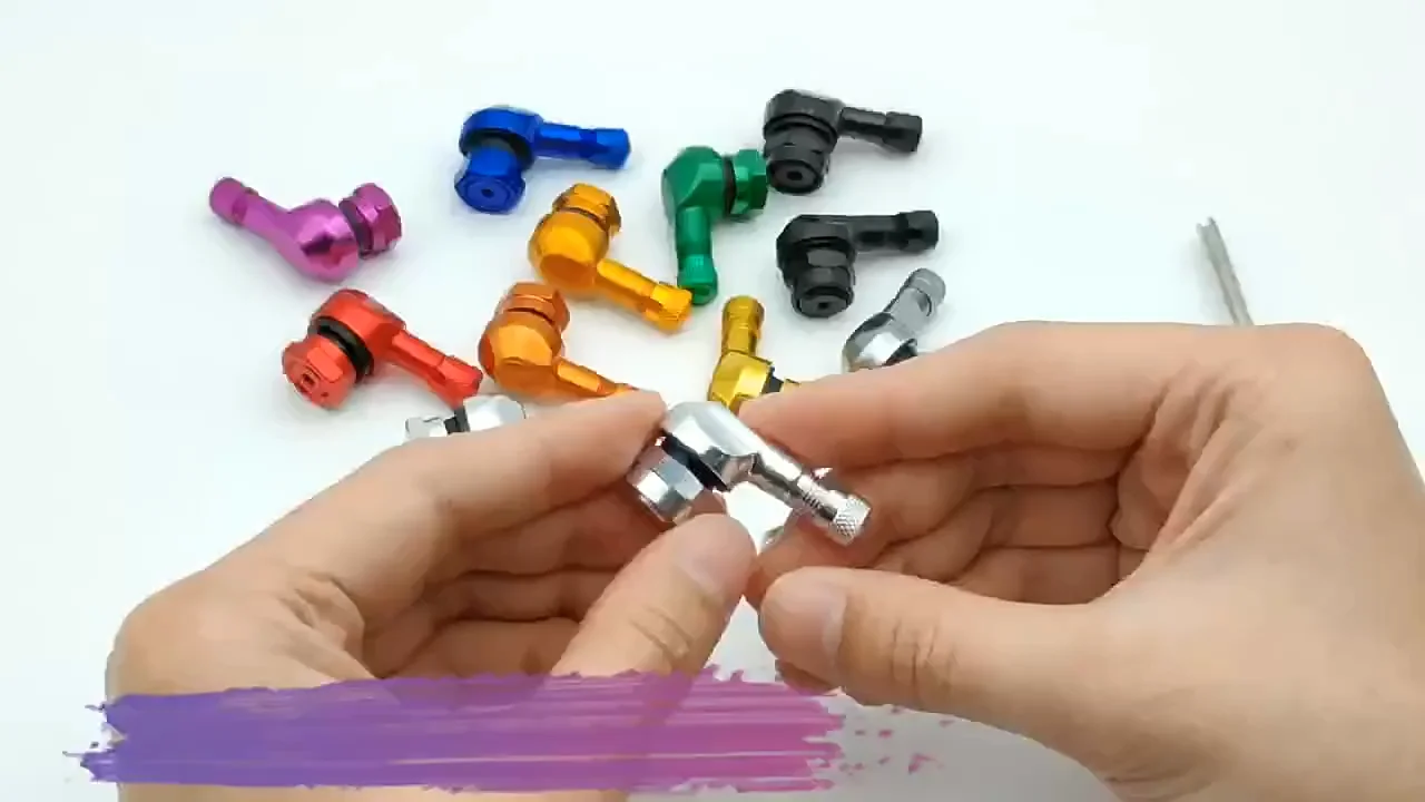 2024 Latest Models Aluminum Motorcycle Wheel Accessories 90 Degree 11