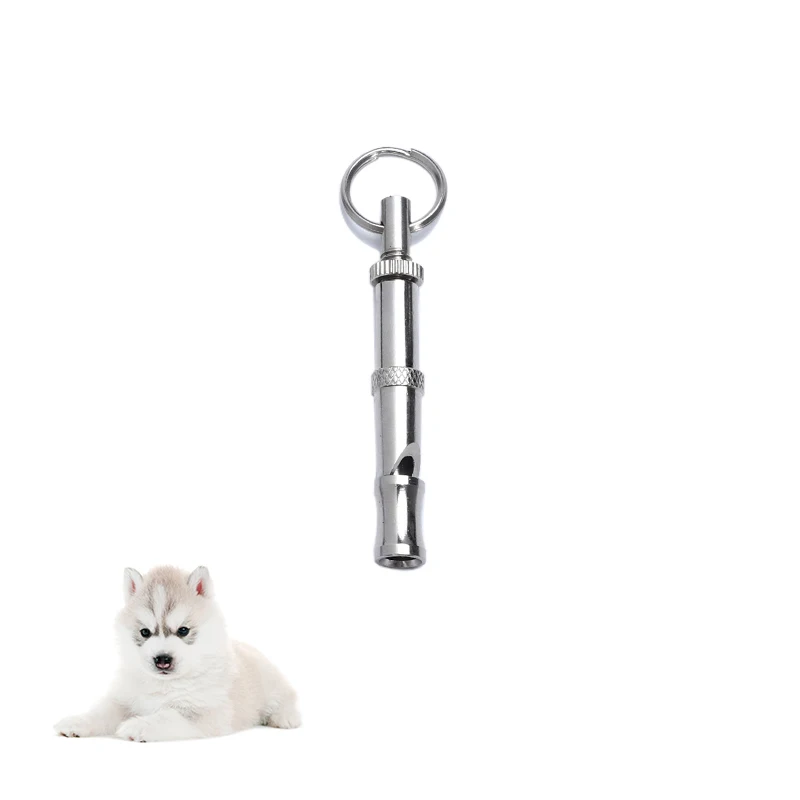 Свисток для дрессировки собак из нержавеющей стали, сигнальный звонок для дрессировки собак, набор для дрессировки собак