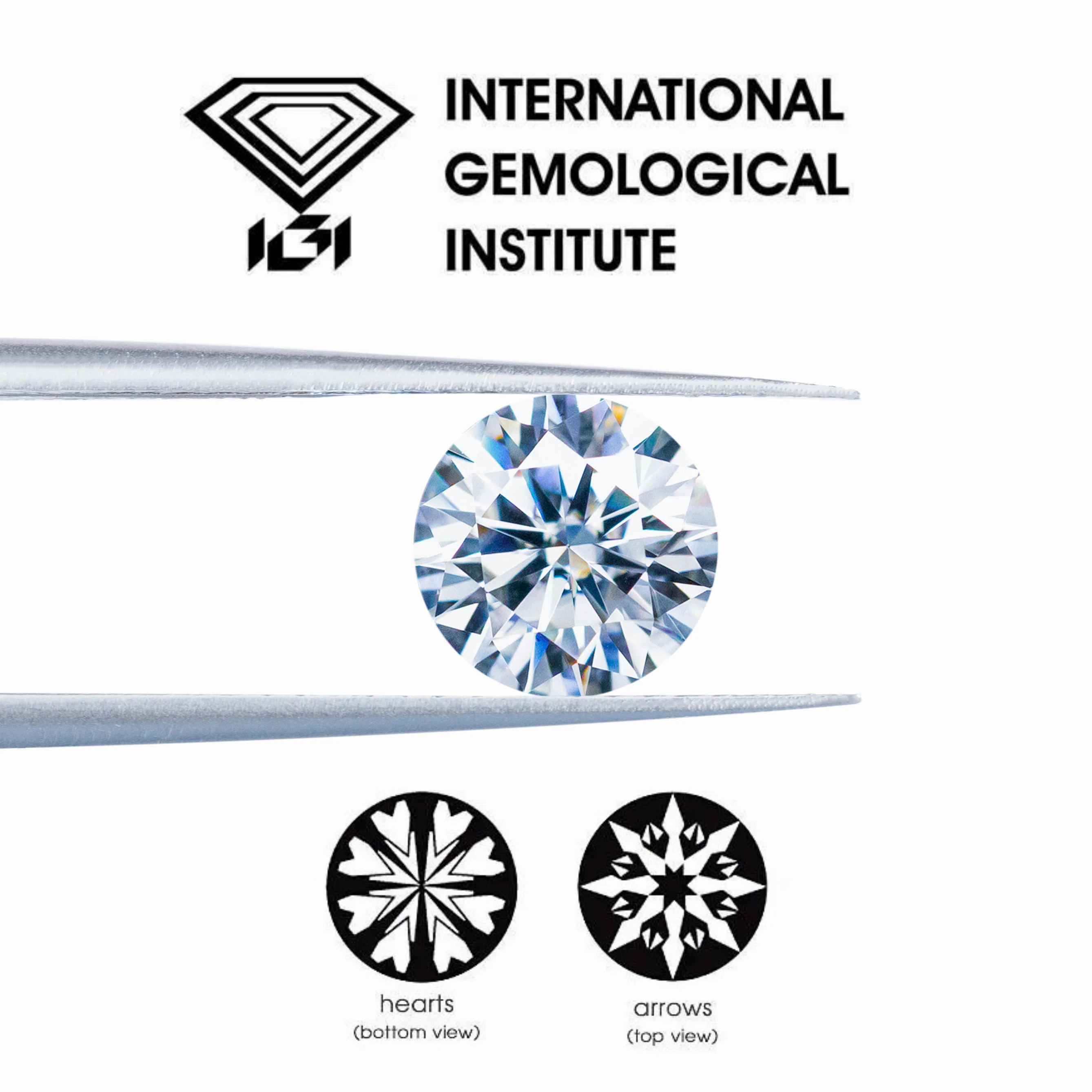 Qianjian Jewelry Igi Diamond Vvs Vs Si Hand Made Lab Created Real