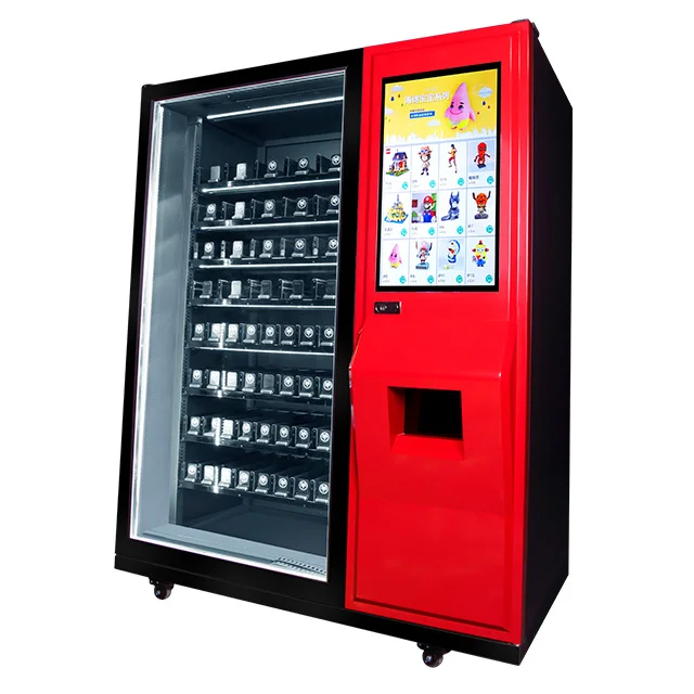 Unmanned Automatic Hot And Cold Food Vending Machine With Refrigeration ...