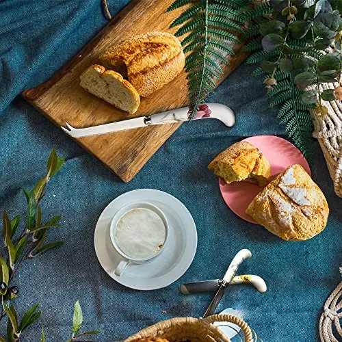 
Нож для сыра из нержавеющей стали, нож для масла, набор из 7 предметов, керамическая ручка 