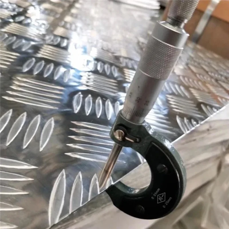Carved Brick Pattern Steel Sheet Wave 1050 Aluminum Embossed Sheet 1100 Aluminium Checkered Plate