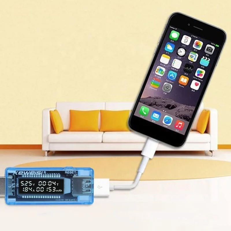 Tester USB, Misuratore di Potenza Voltmetro Tipo C/USB 2 In 1, Display