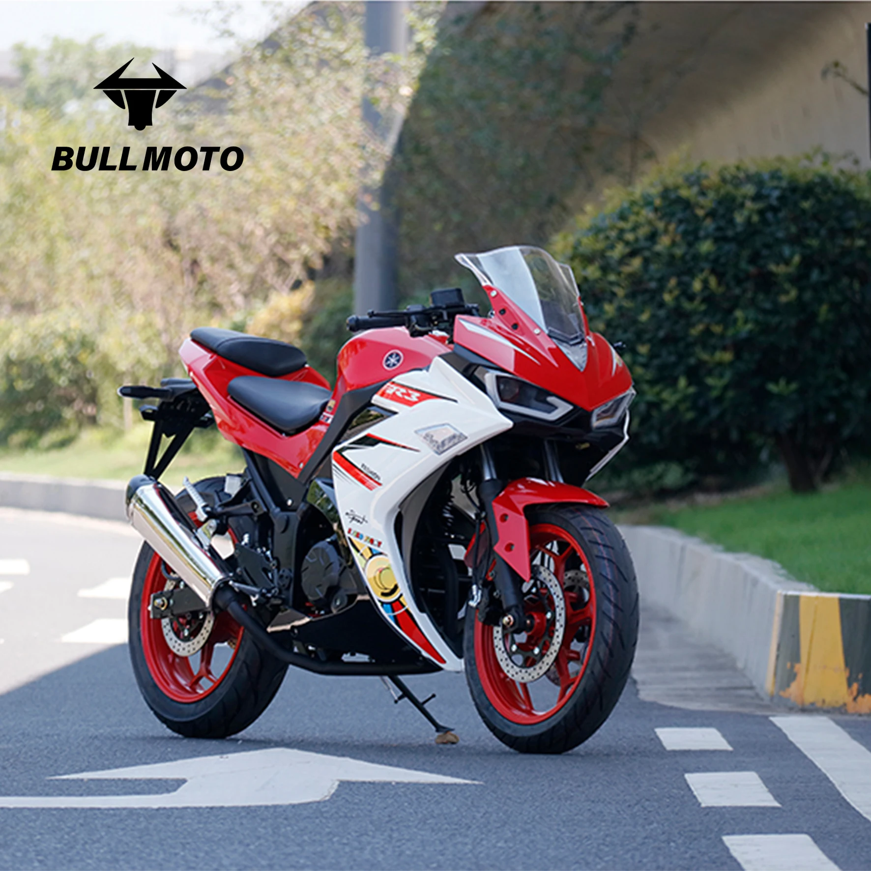 Ninja R3 Classic Retro Racing Sport Scooter 200cc-400cc Mini Moto Streetbike Diesel Motor Cycle for Adventure Motorcycle
