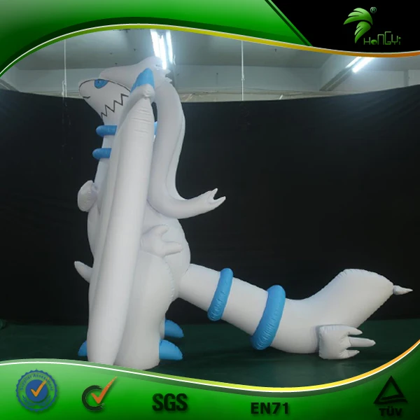 Inflatable Blue Standing Dragon Pool Float Toys with Sph Sexy Cartoon Custom Inflatable Dinosaur