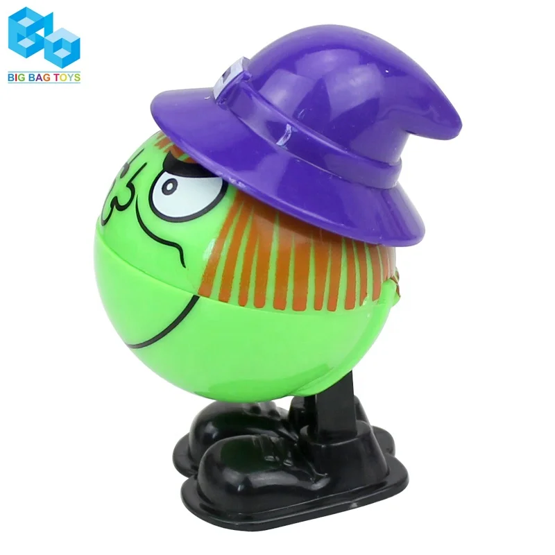 Low Price Halloween Baby Jumping Toys Scary Witch Plastic Wind up for Kids