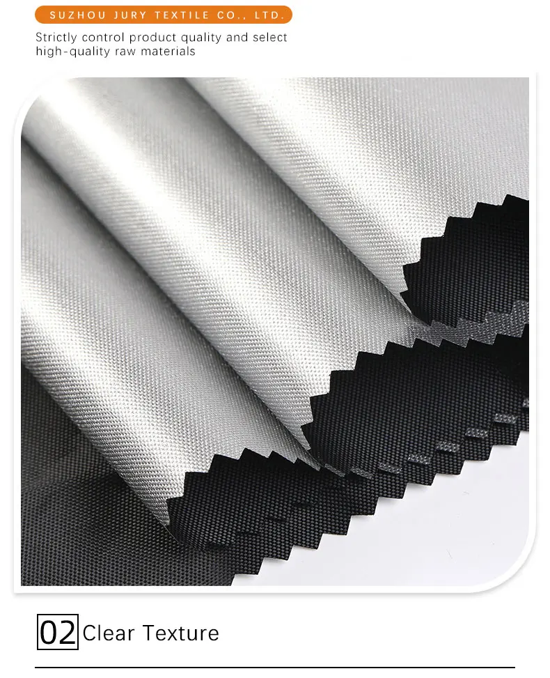 Wholesale 100% Polyester Fabric - 210D Oxford Silver Coated