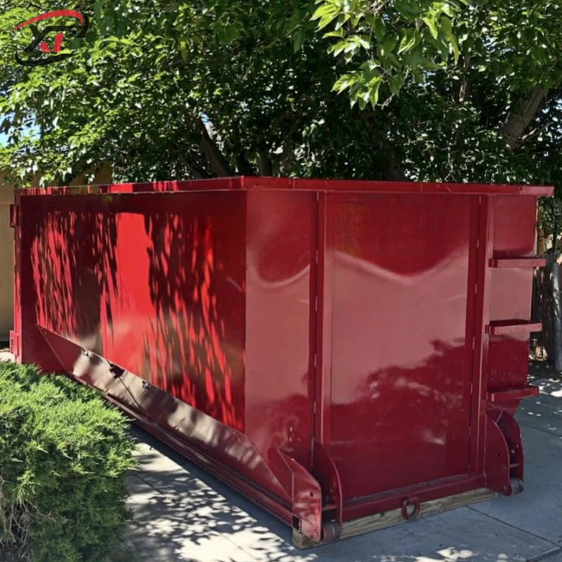 Customizable Roll-Off Dumpster Stackable Household Garbage Container for Waste Recycling Factory Waste Treatment Machinery
