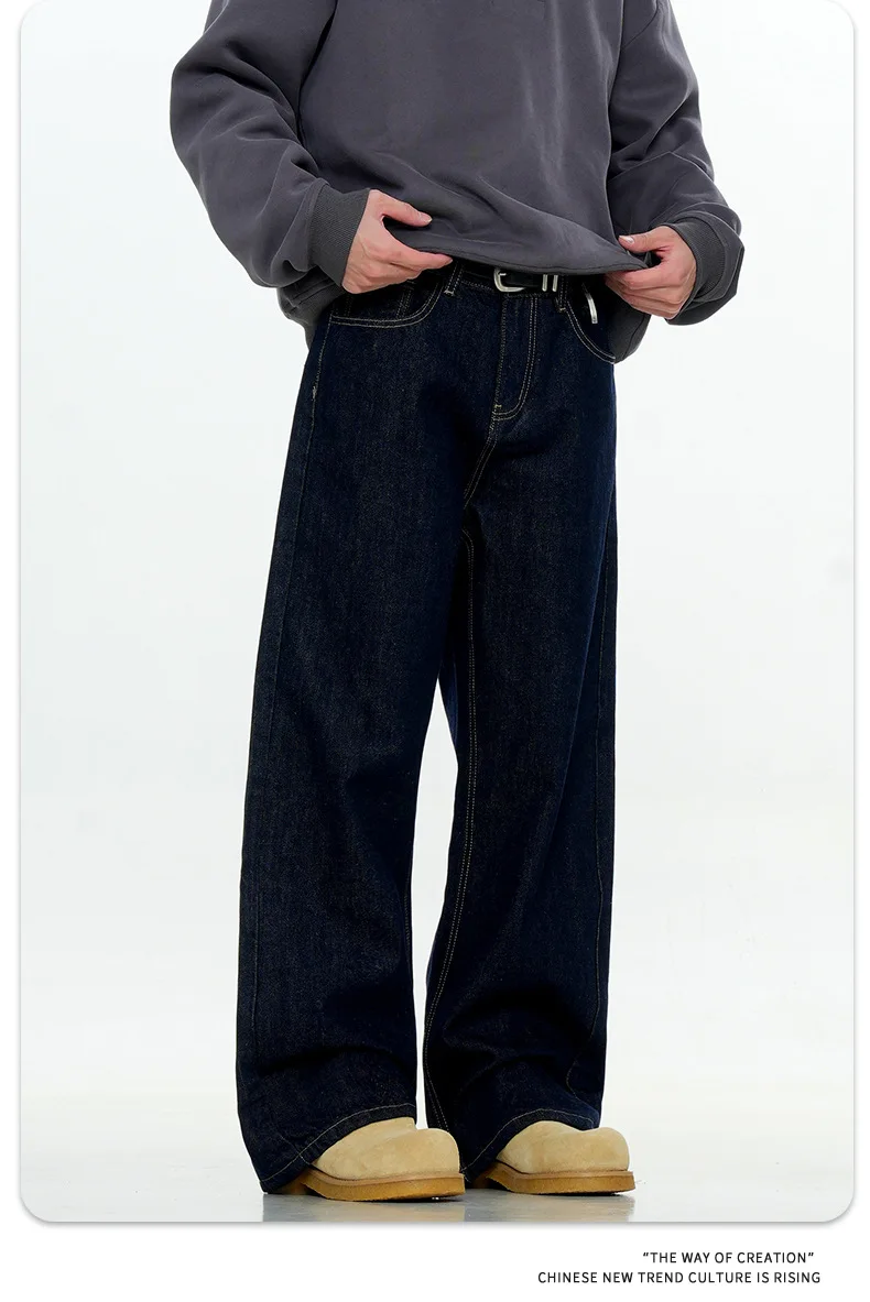 Američki stil Vune obložene džinsove Jesen Zima Unisex Retro Jednostavan Moderan Trodimenzionalni Otpušteno Povremeni Slimming