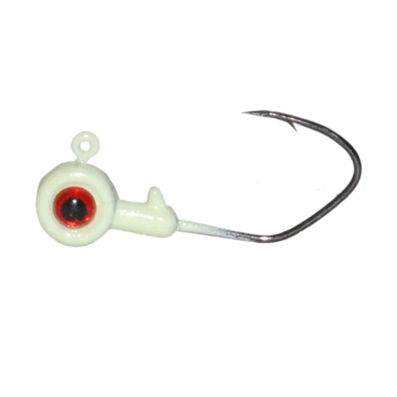 Painting Lead Head Hook Jig 1.3g 5pcs Lead Head Hook Round Head Hook